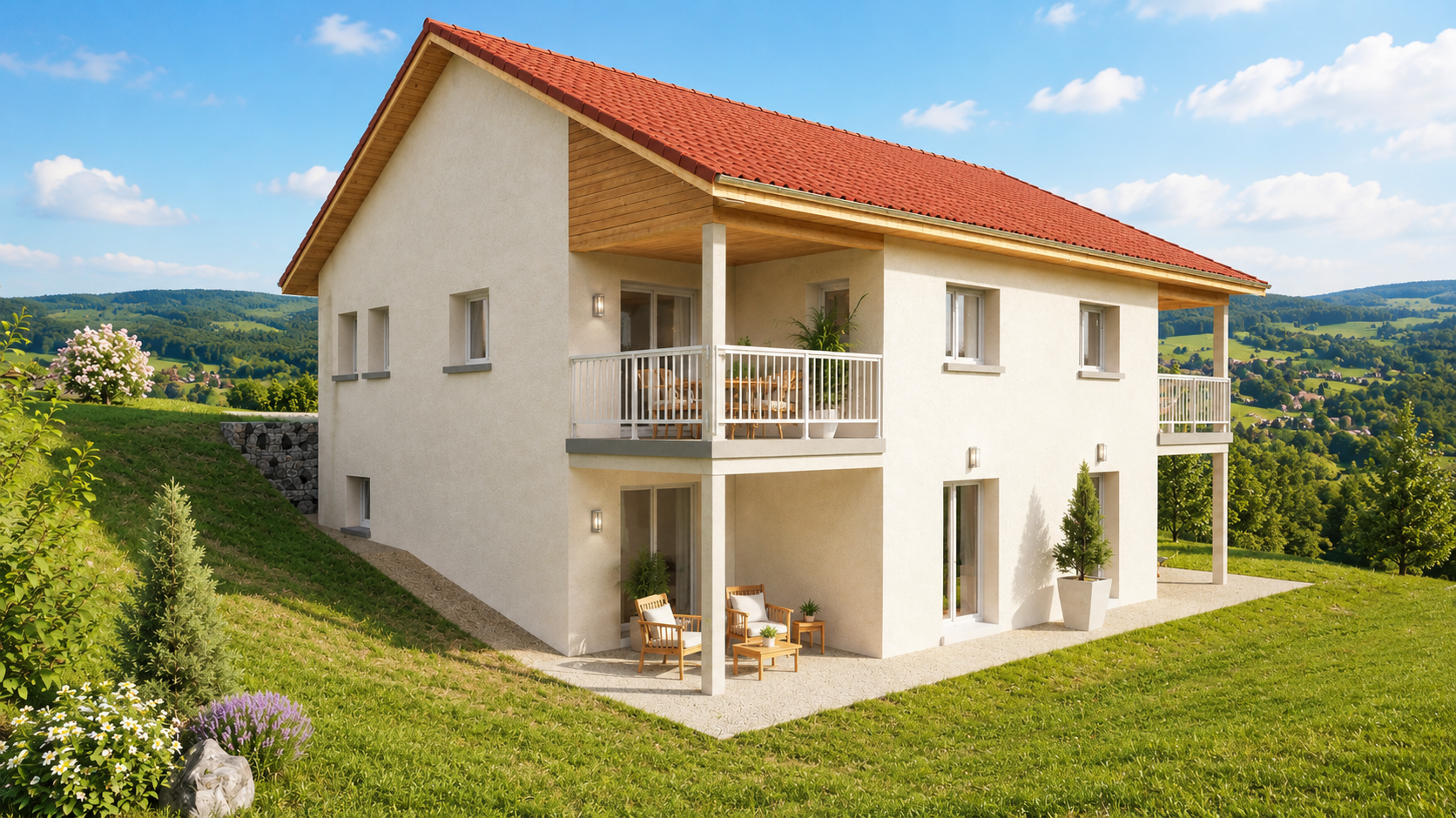 PRETE A CONSTRUIRE MORTEAU LES VILLAS DES ALOUETTES 2 - photo 3