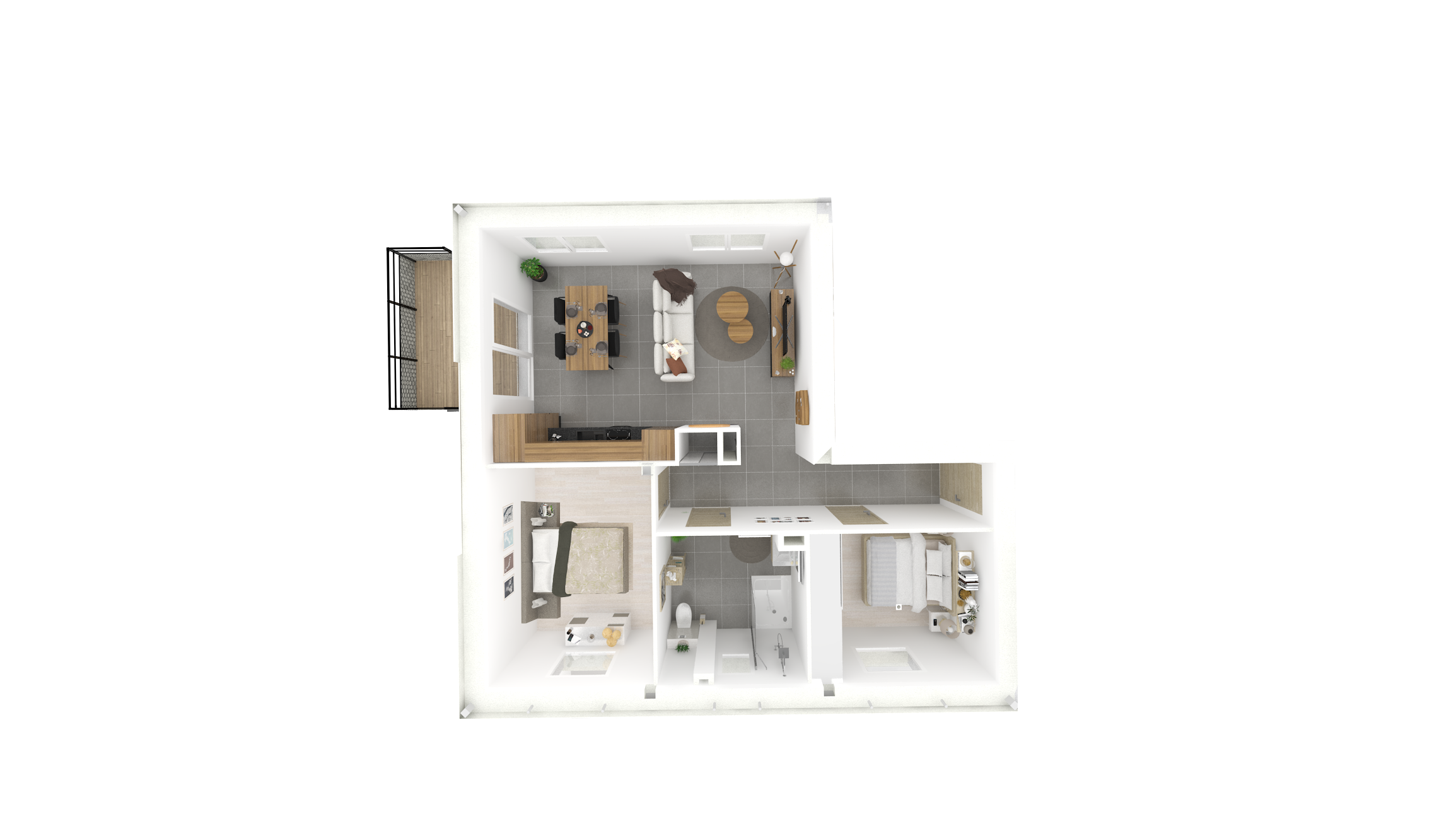 APPARTEMENT ETALANS T3 A1 - photo 3
