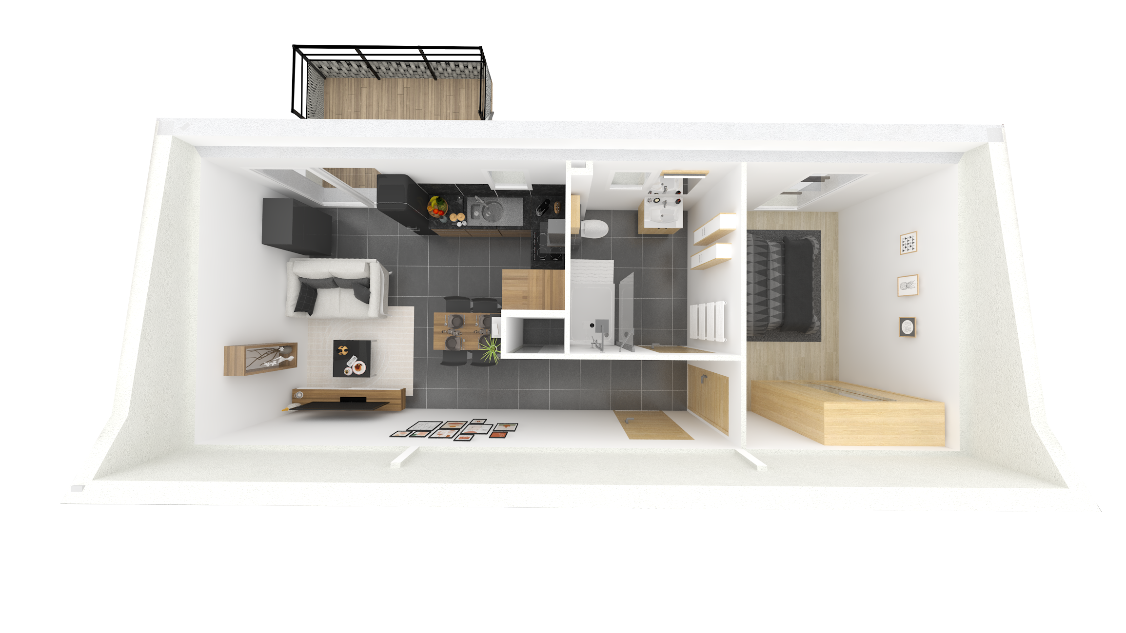 APPARTEMENT ETALANS T2 A6 - photo 3