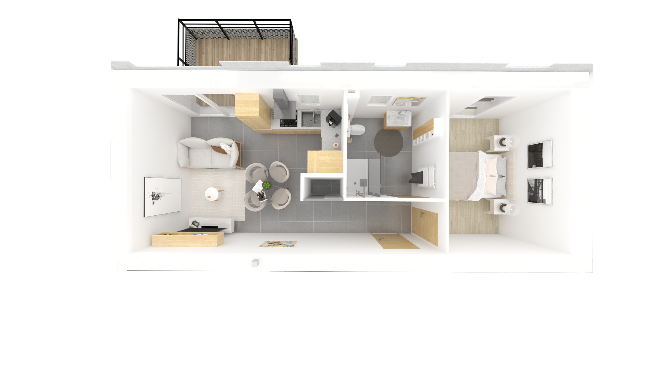 APPARTEMENT ETALANS T2 A3 - photo 3
